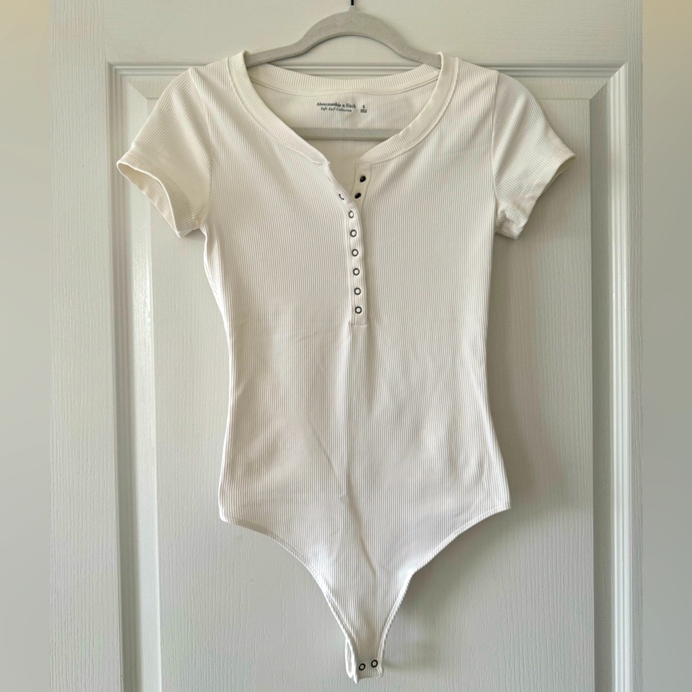 Abercrombie and Fitch white body suit
